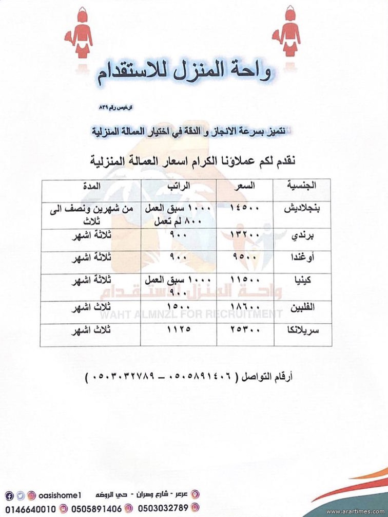 للاستقدام راحة سماسكو