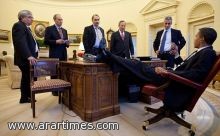 بالصور.. صحيفة بريطانية لأوباما: