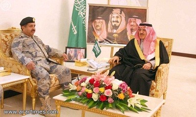 سمو أمير منطقة الحدود الشمالية يلتقي مدير عام حرس الحدود