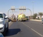 وفاة رجل أمن بحادث مروع بعرعر