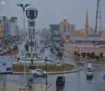 أمطار على منطقة الحدود الشمالية