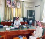 محافظ رفحاء يستقبل الزوبعي