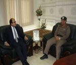 مدير شرطة الشمالية يستقبل القنصل المصري