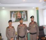 مدير الشرطة يقلد العقيد فهد رتبته