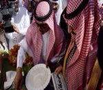 امير الشماليه يضع حجر الاساس لبرج المياه