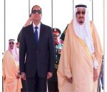 خادم الحرمين يستقبل الرئيس المصري