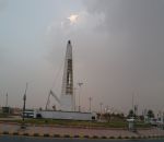 سماء ملبدة بالغيوم وأمطار على عرعر
