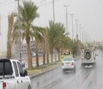أمطار على منطقة الحدود الشمالية