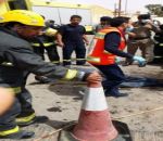 إصابة شخصين سقطا في بركة صرف صحي بعرعر